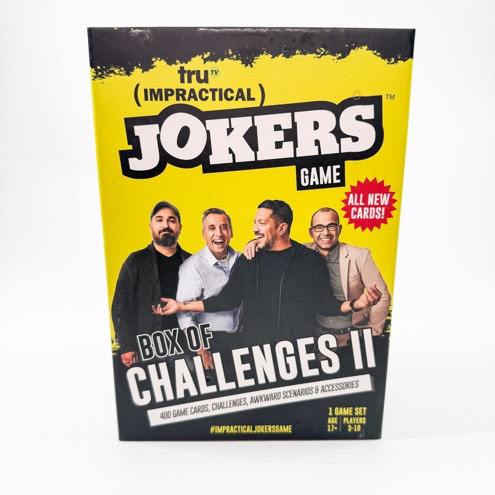 Impractical Jokers Game – Box of Challenges II (2021) Complete Set - Picture 2 of 12